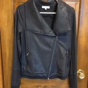 Faux leather jacket